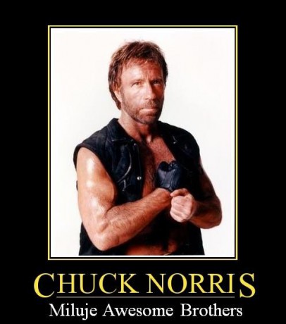 Chuck Norris miluje AB